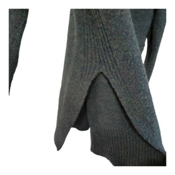 ADRIENNE VITTADINI Sweater Green Tunic Wool Blend MEDIUM - Picture 2 of 7